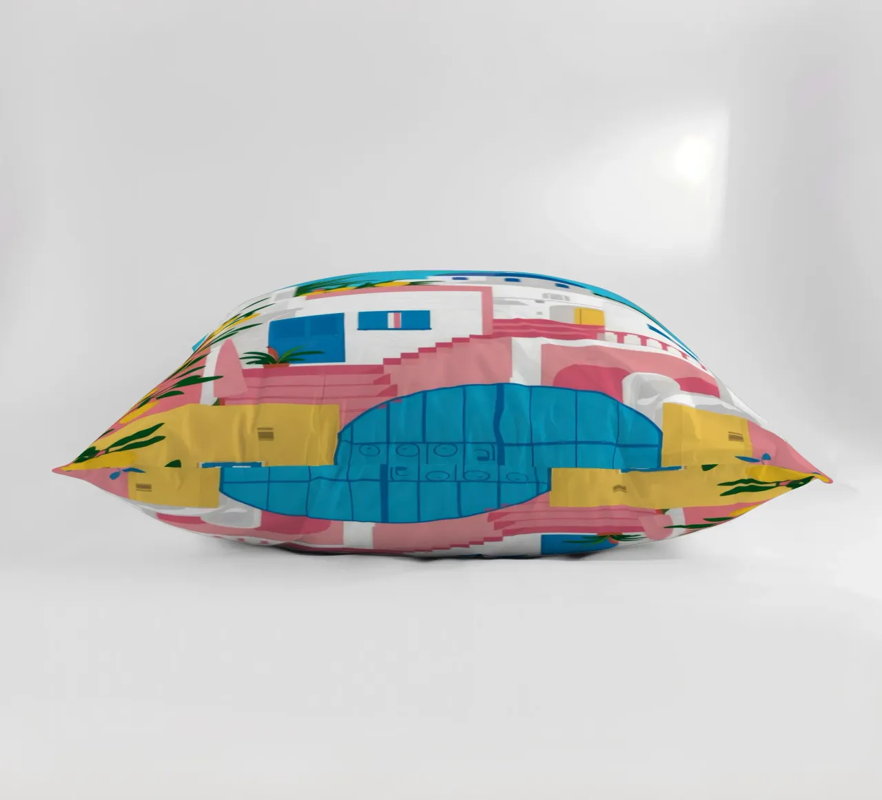 Santorini Blue Gateway cuscino da Pake Nebula