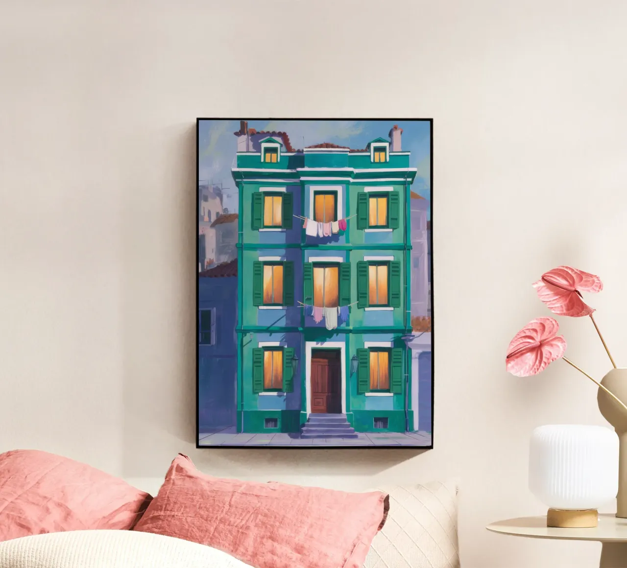 Notti dell'edificio di zaffiro plexiglass da Pake Nebula