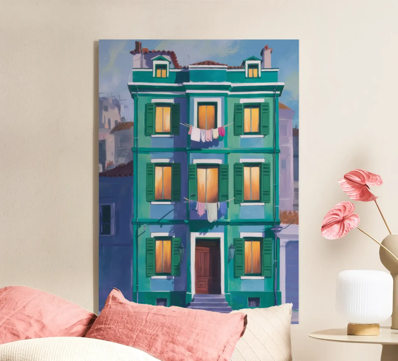 Notti dell'edificio di zaffiro plexiglass da Pake Nebula