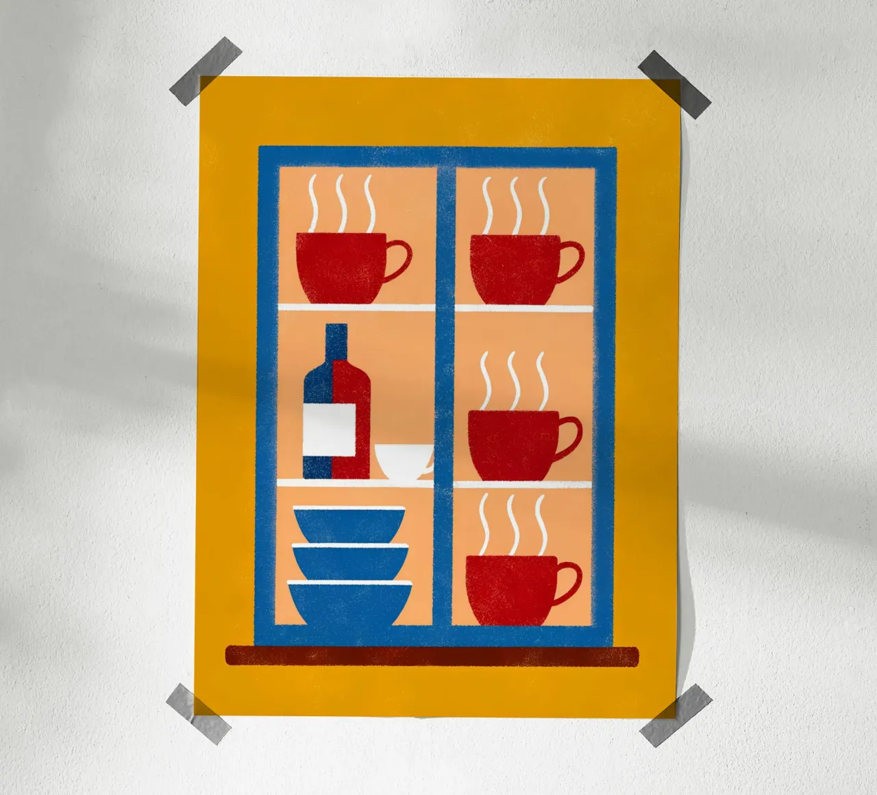 Glass Cabinet poster by THE LATEST SHOP