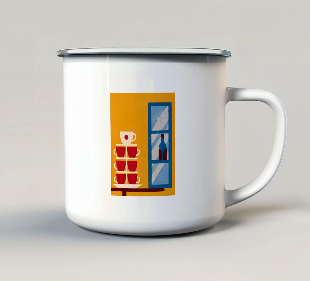 Vetrine e armadietti in vetro tazza in smalto da THE LATEST SHOP