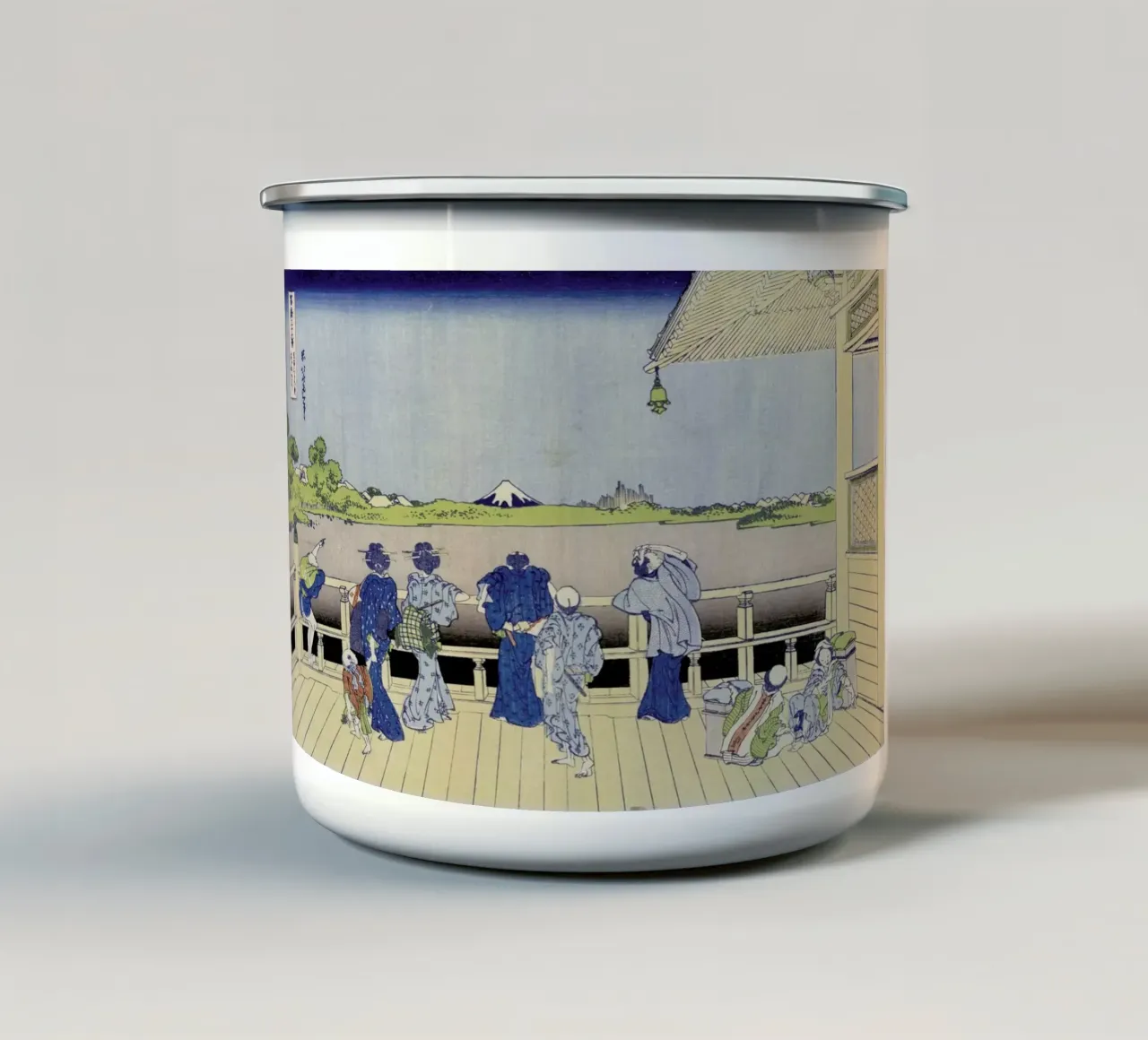 Sazai Hall of Five-hundred-Rakanji Temple tazza in smalto da ARTOTHEK