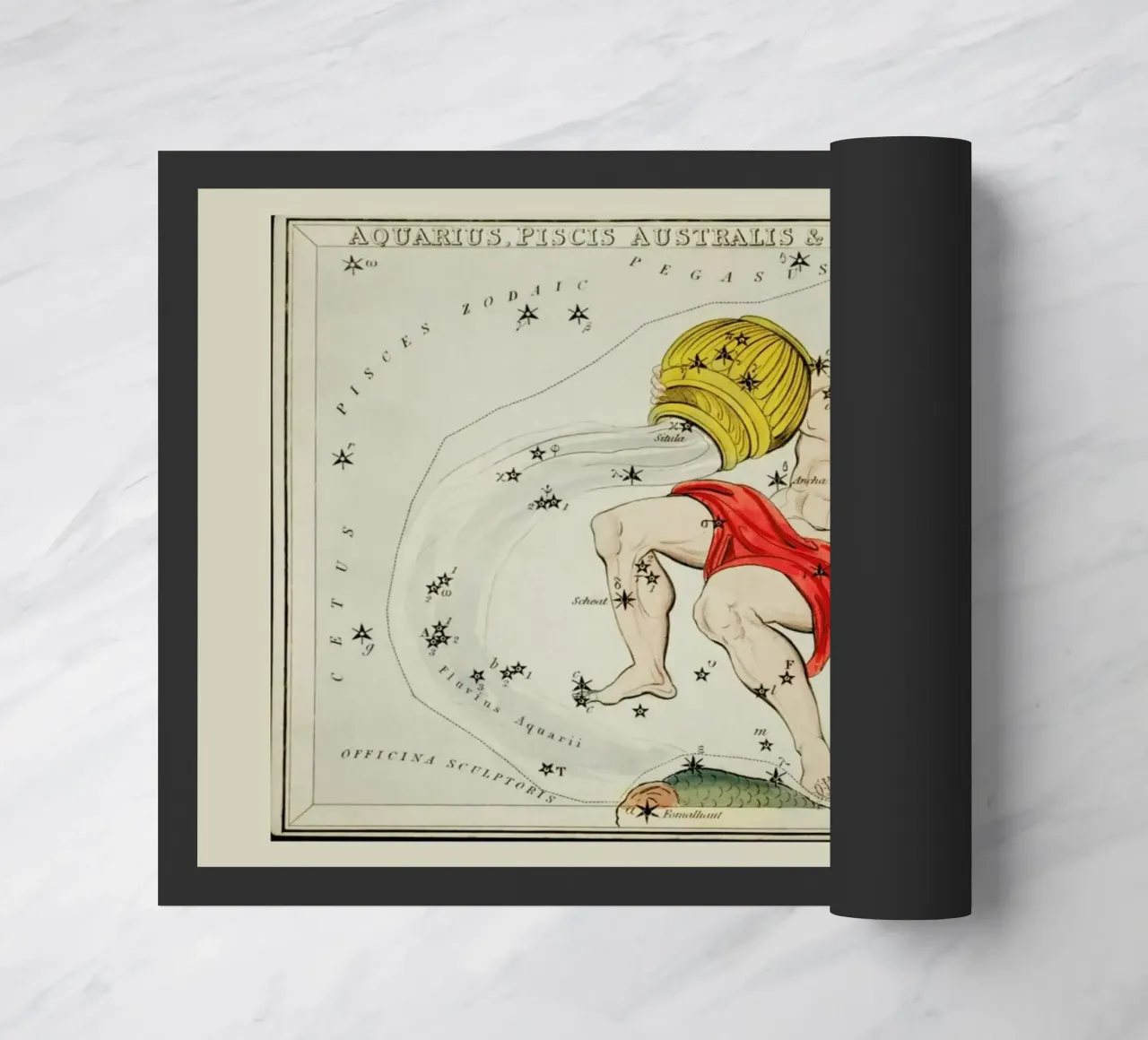 Aquarius zerbino da Vintage by JUNIQE