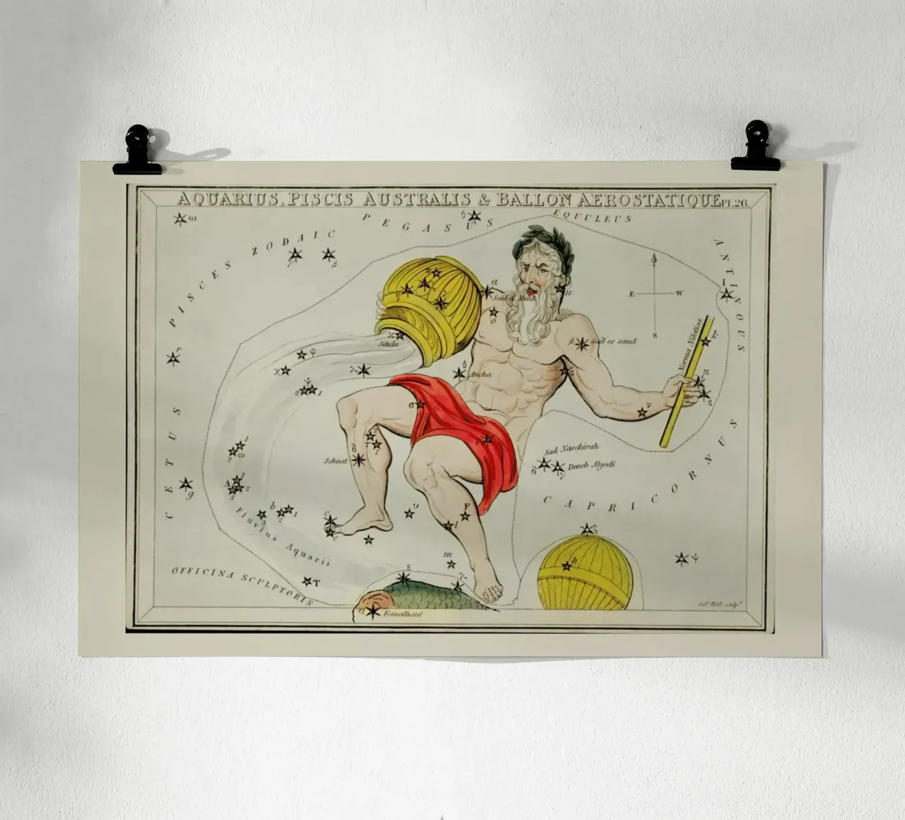 Aquarius carta hahnemühle da Vintage by JUNIQE