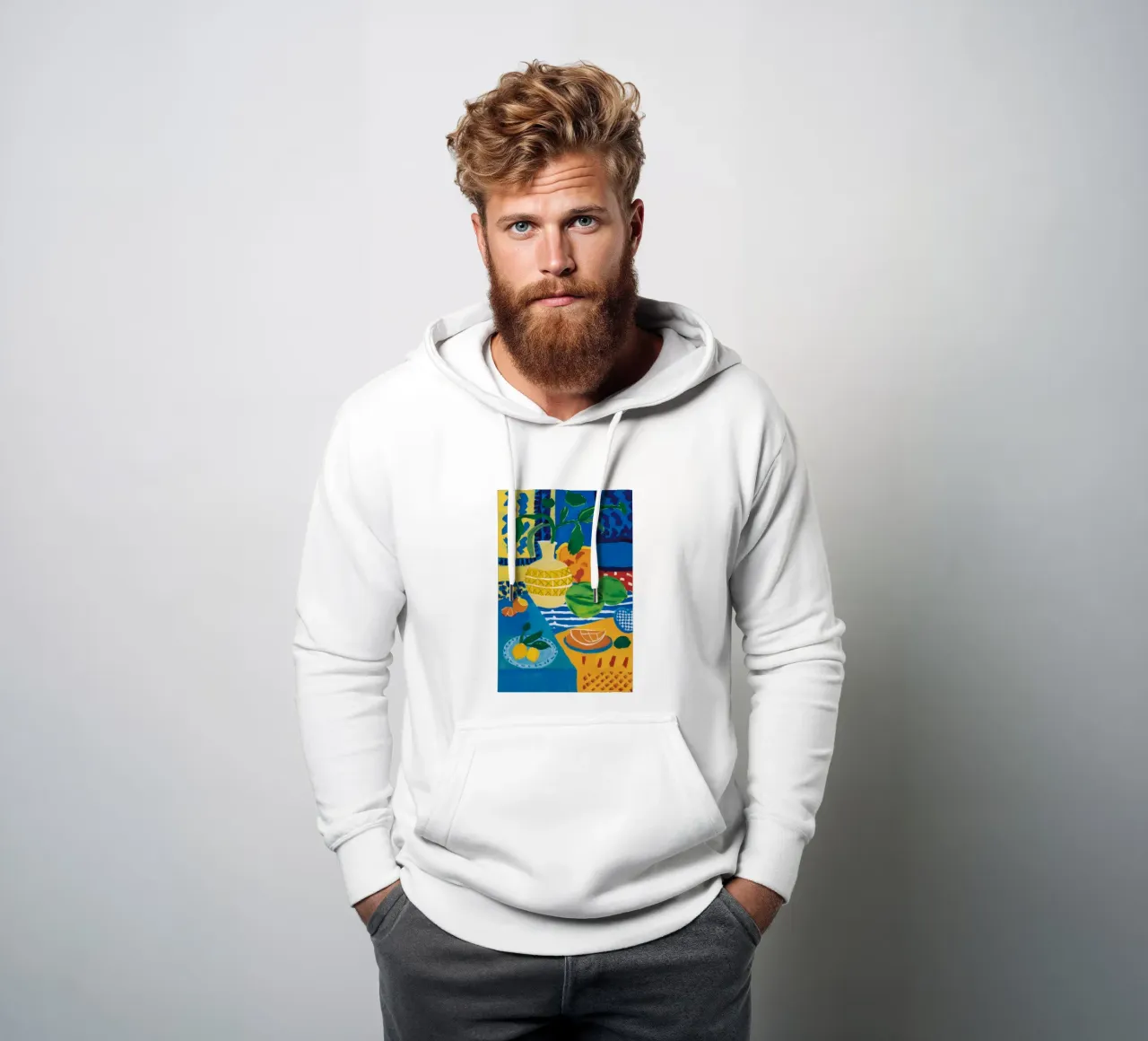 Azure Still Life Bounty hoodie by Pake Nebula