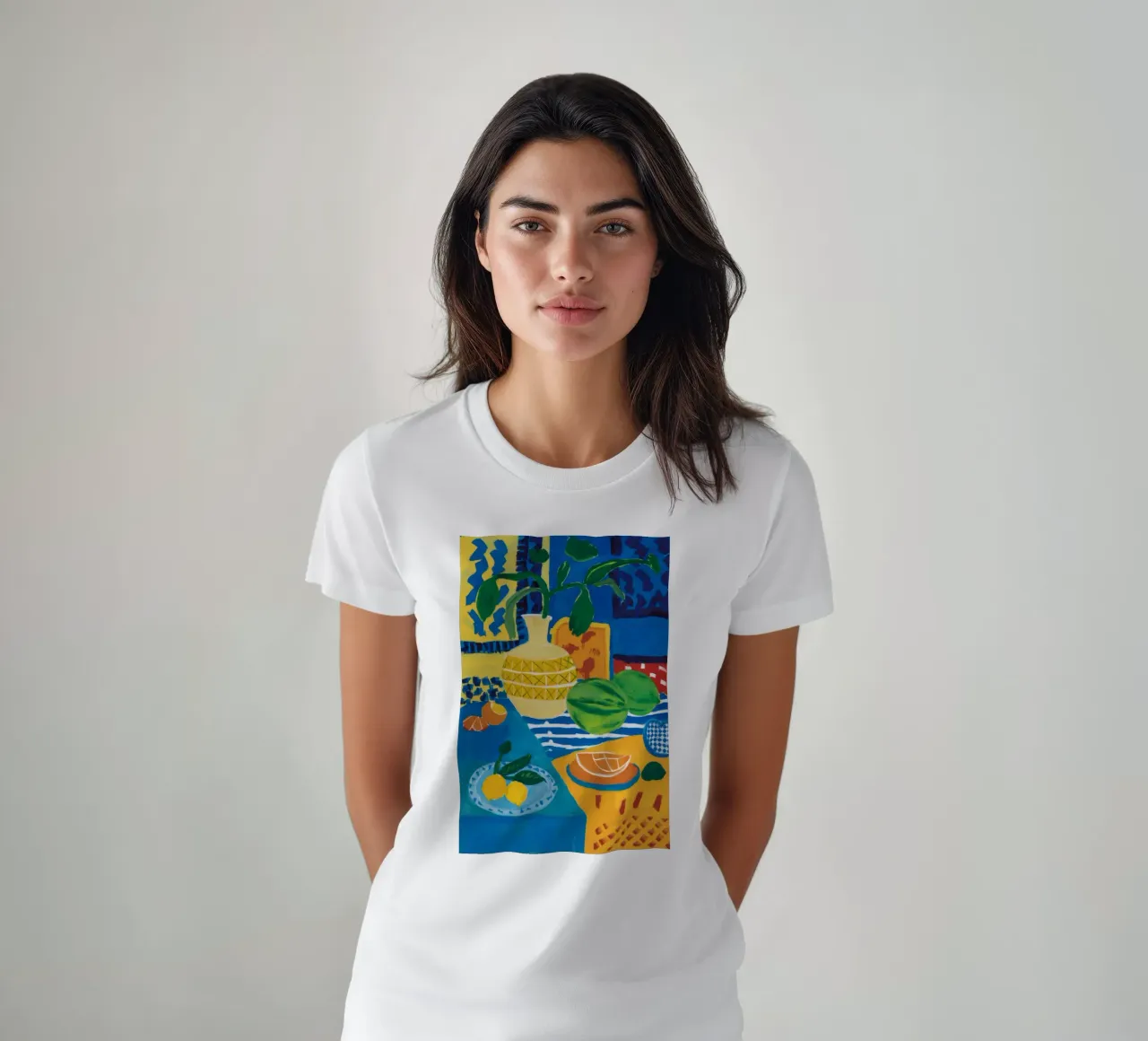Azure Still Life Bounty t-shirt by Pake Nebula