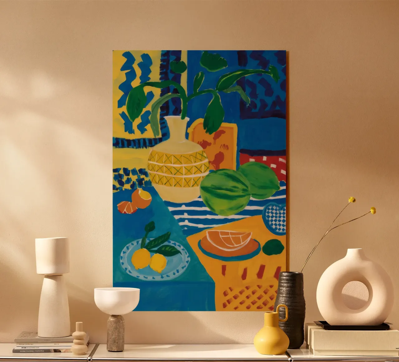 Azure Still Life Bounty acrylic glass by Pake Nebula