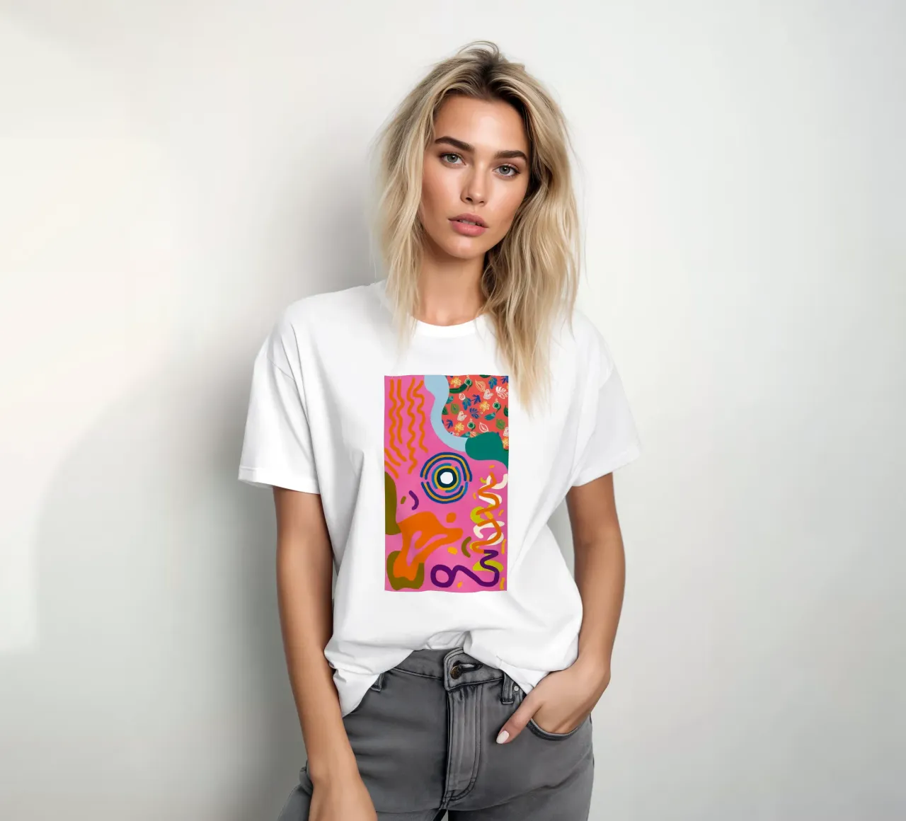 Speelse Krabbel Symfonie t-shirt van Pake Nebula