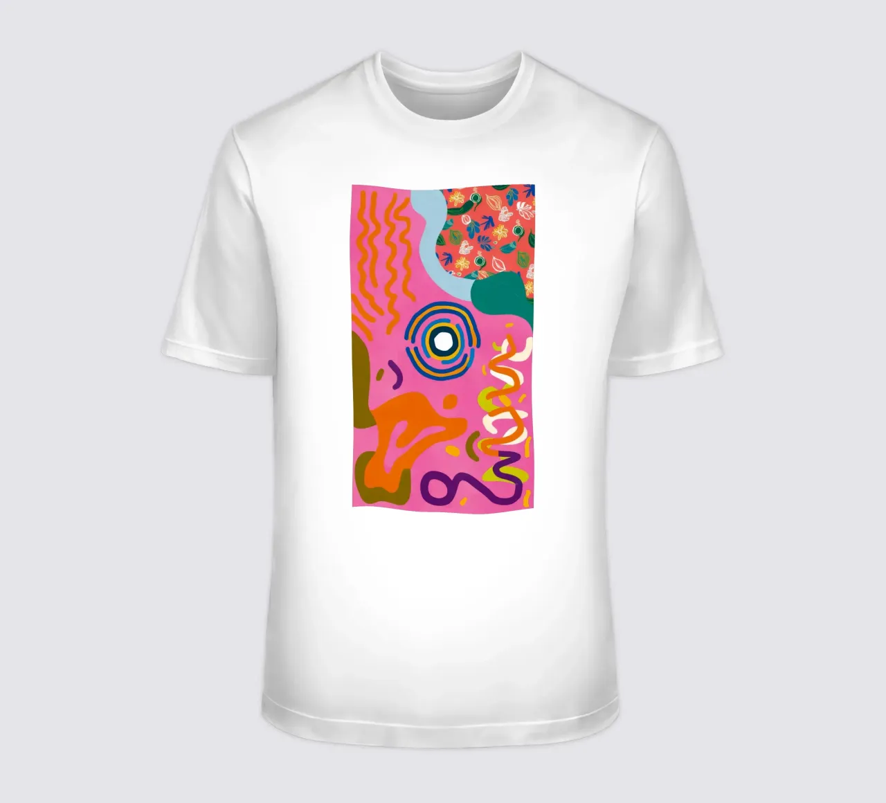 Speelse Krabbel Symfonie t-shirt van Pake Nebula