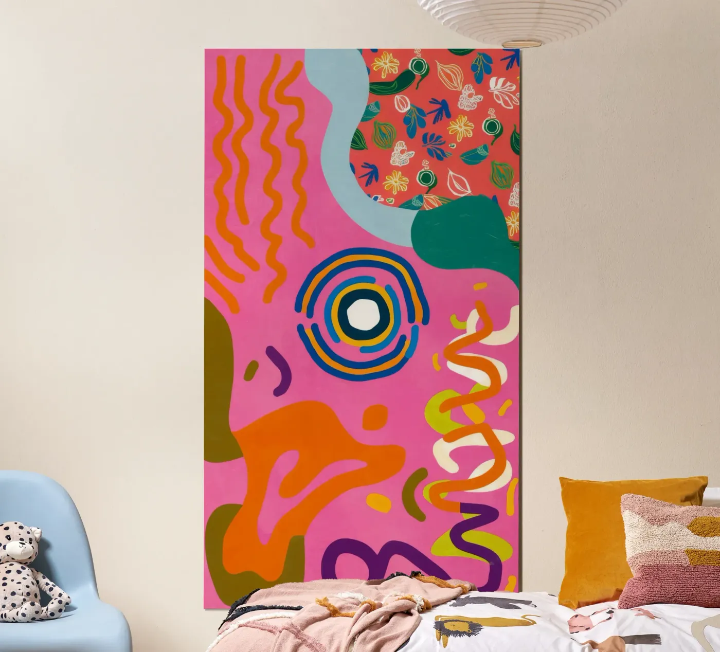 Playful Scribble Symphony poster by Pake Nebula