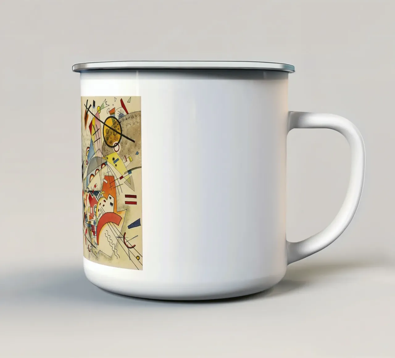 Wassily Kandinsky tazza in smalto da Maegan