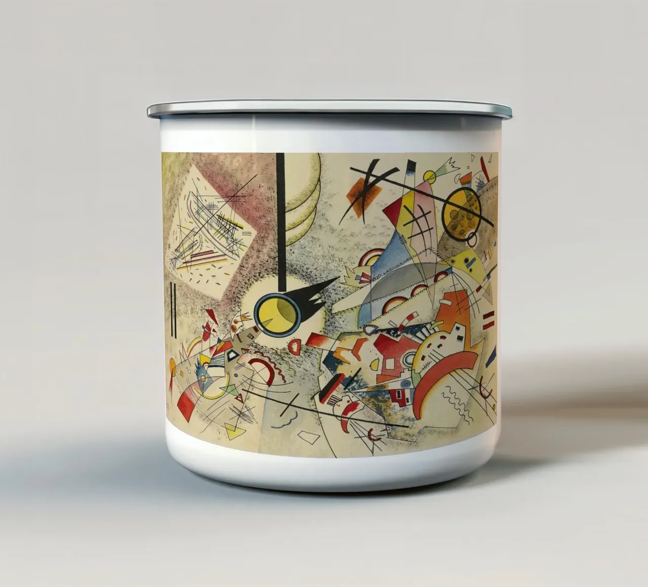 Wassily Kandinsky tazza in smalto da Maegan
