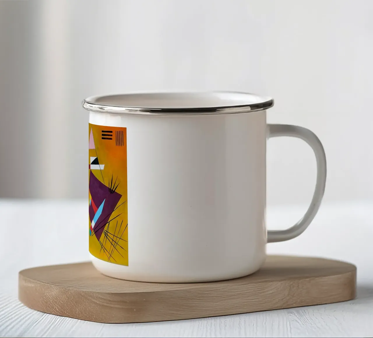 Wassily Kandinsky tazza in smalto da Maegan
