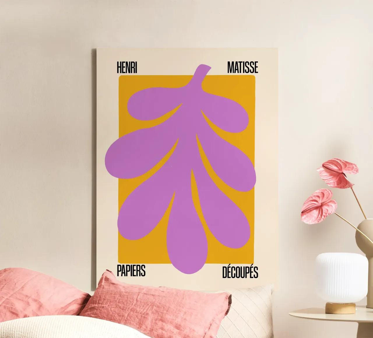 Abstracte getijden canvas met Baklijst van SMPLE