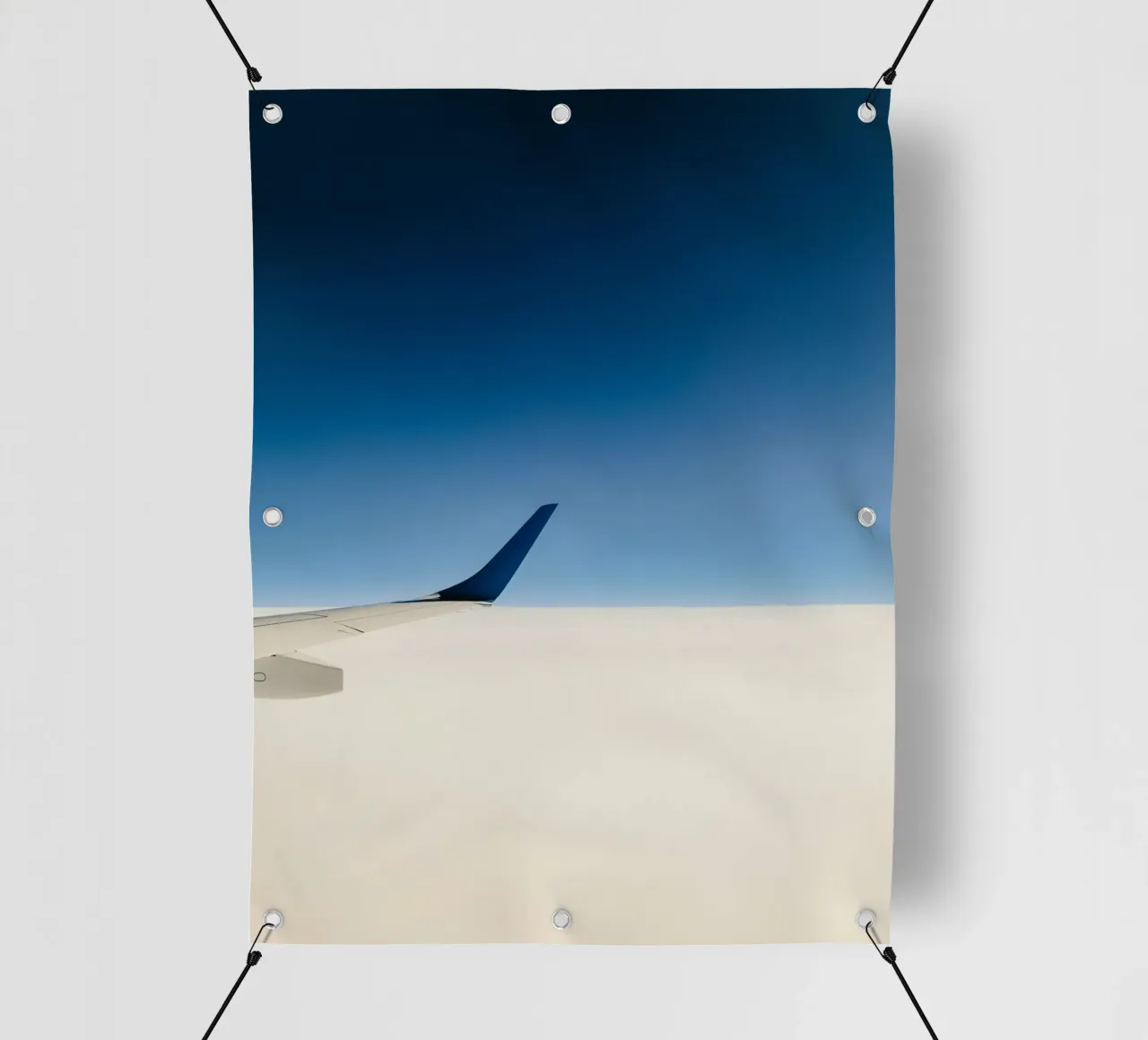 nuvole d'aereo telo in pvc da Bleu