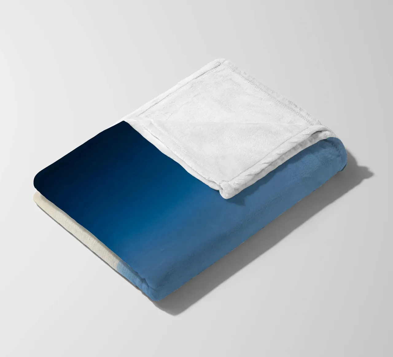 airplane clouds fleece blanket by Bleu
