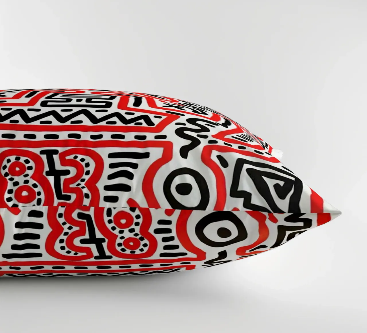Keith Haring Collage Astratto cuscino da SRI WEDARI GALLERY