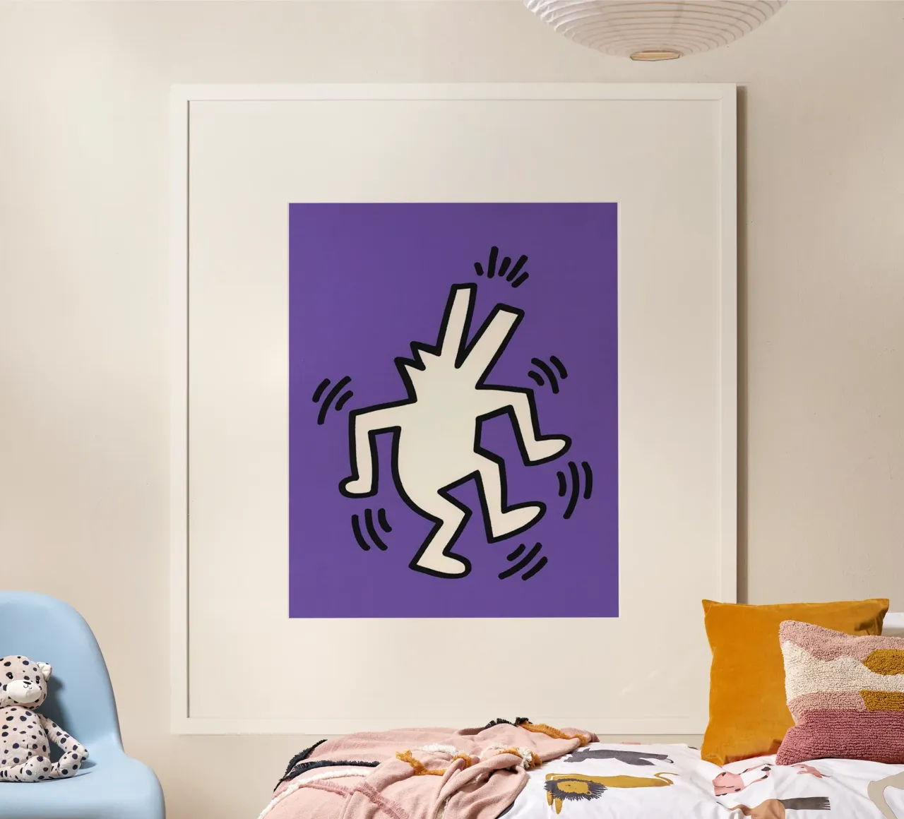 Il popolo animale dell'arte di Keith Haring poster da SRI WEDARI GALLERY