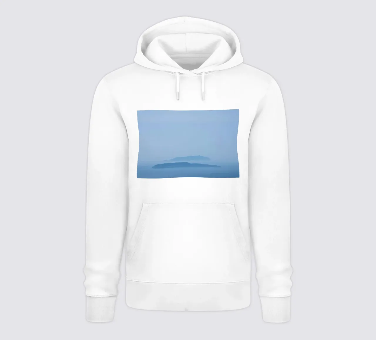 orizzonte dell'isola felpa con cappuccio da Bleu