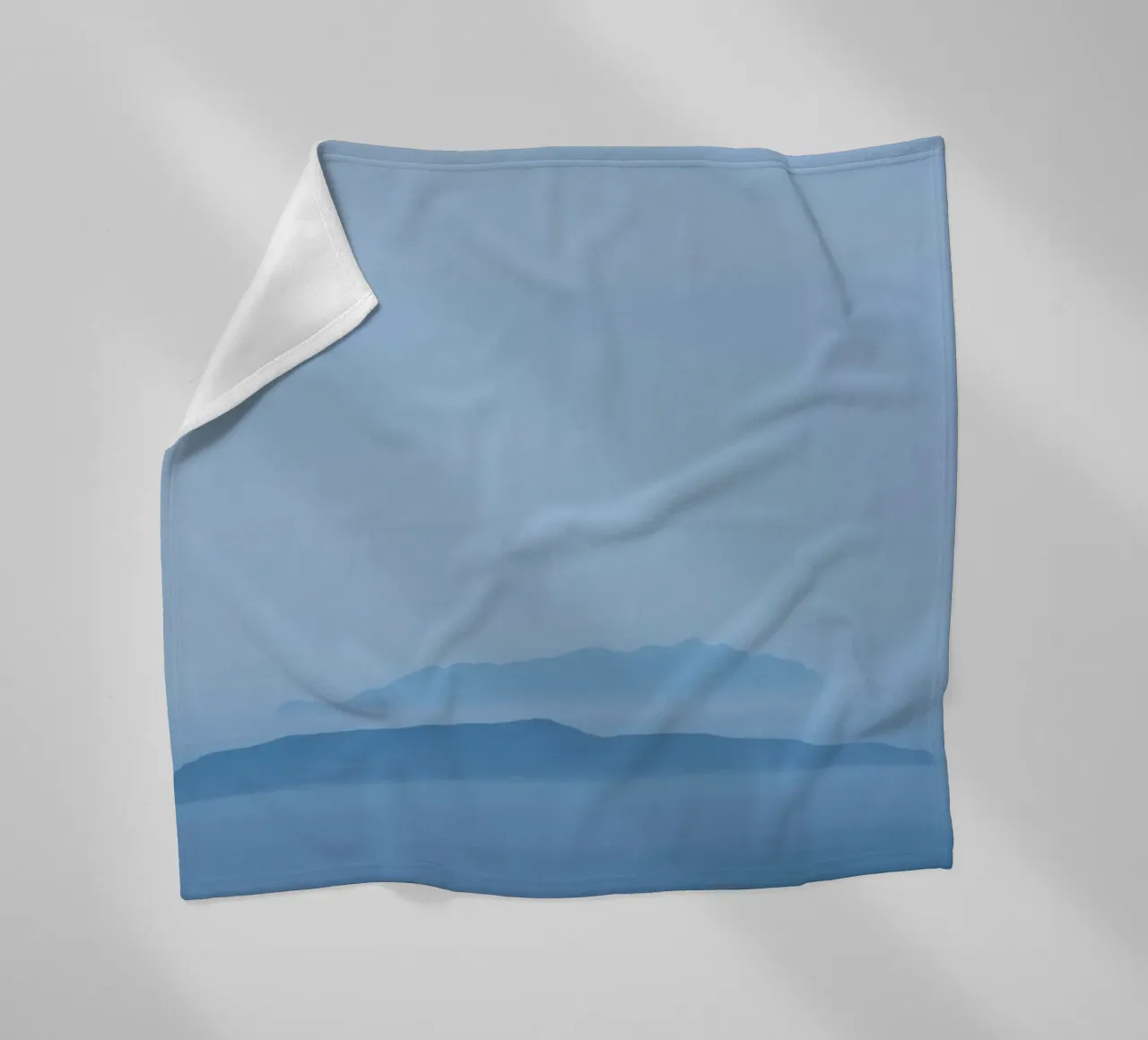 orizzonte dell'isola coperta in pile da Bleu