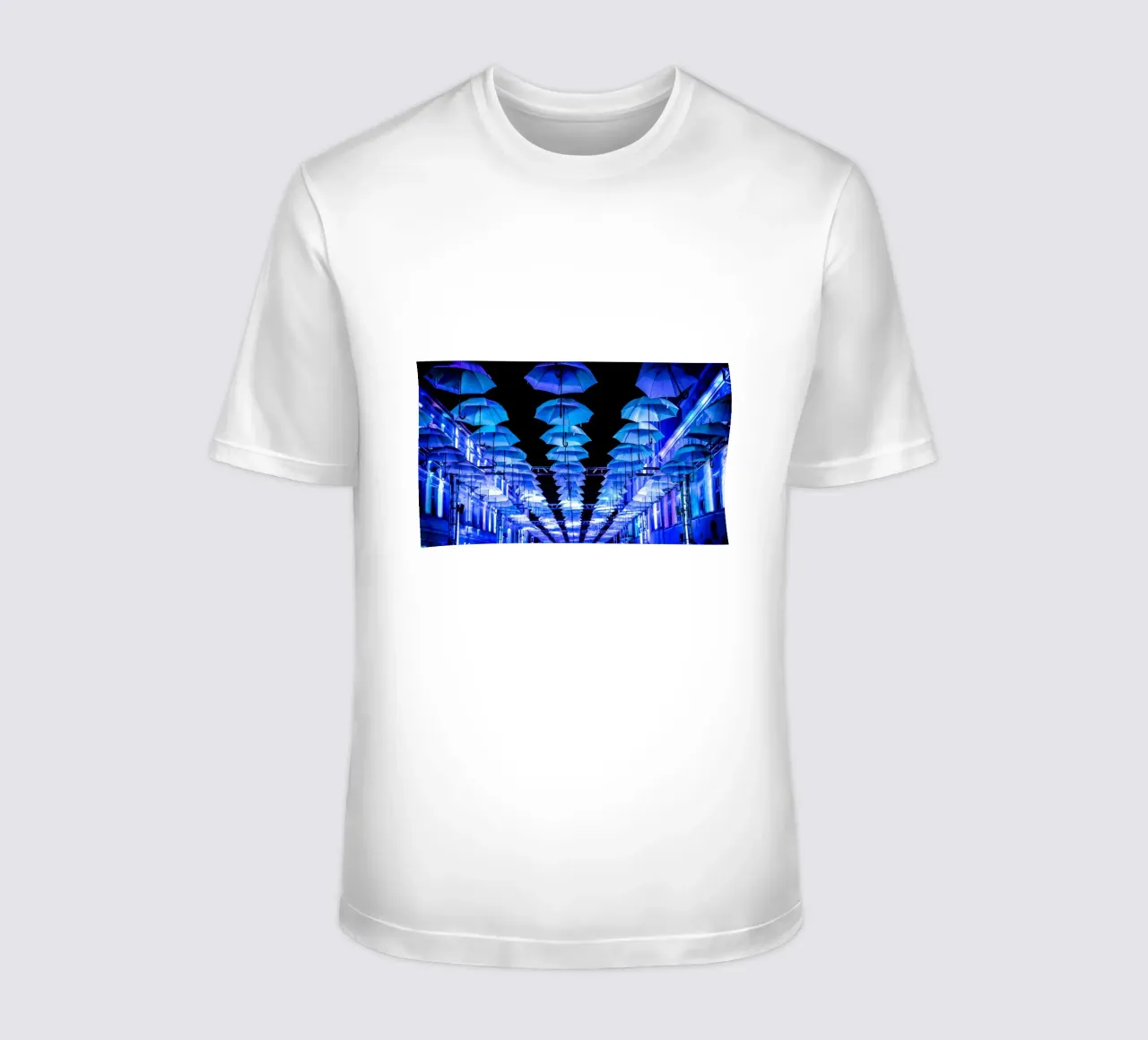 ombrelli installati t-shirt da Bleu