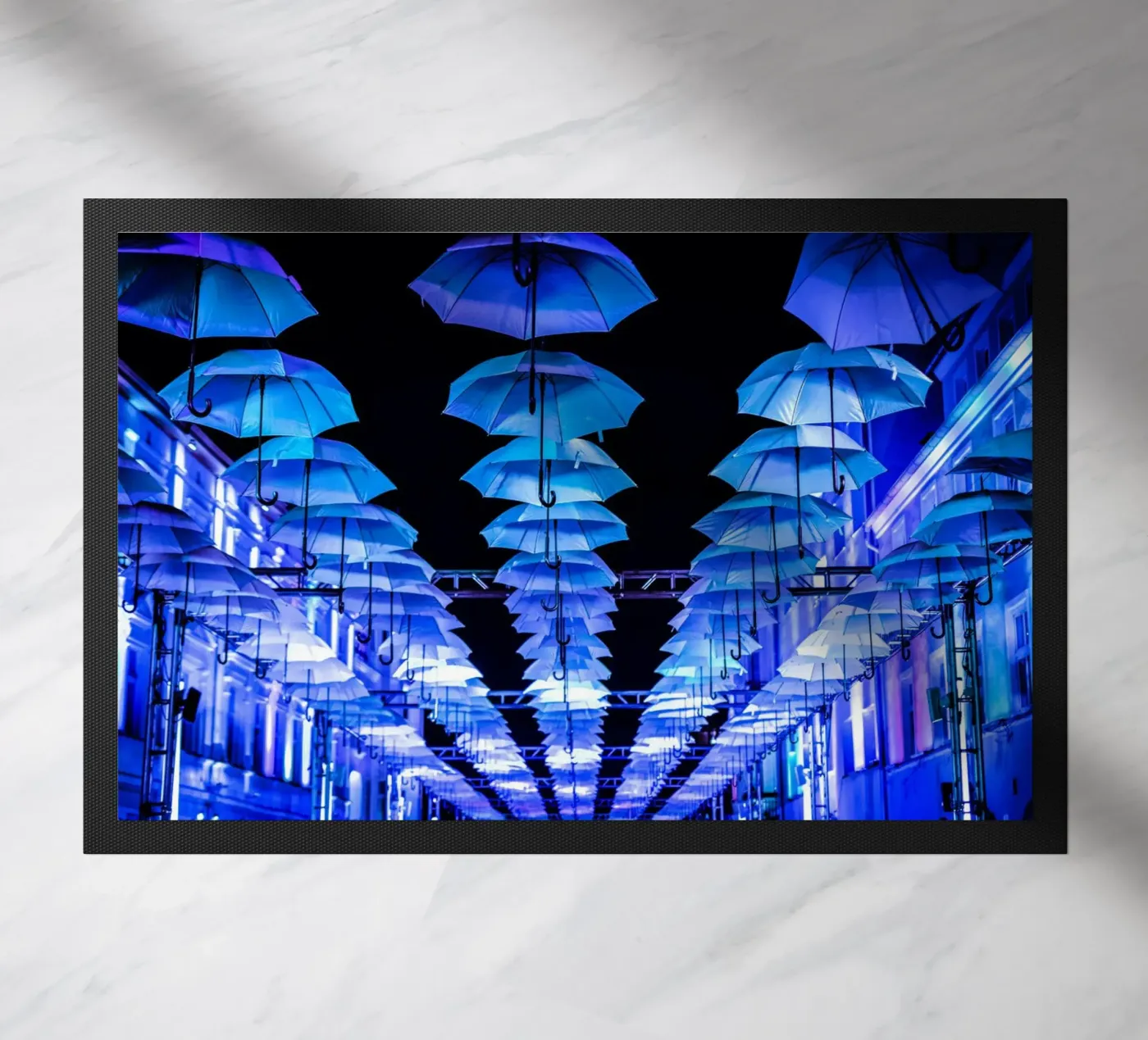 ombrelli installati zerbino da Bleu