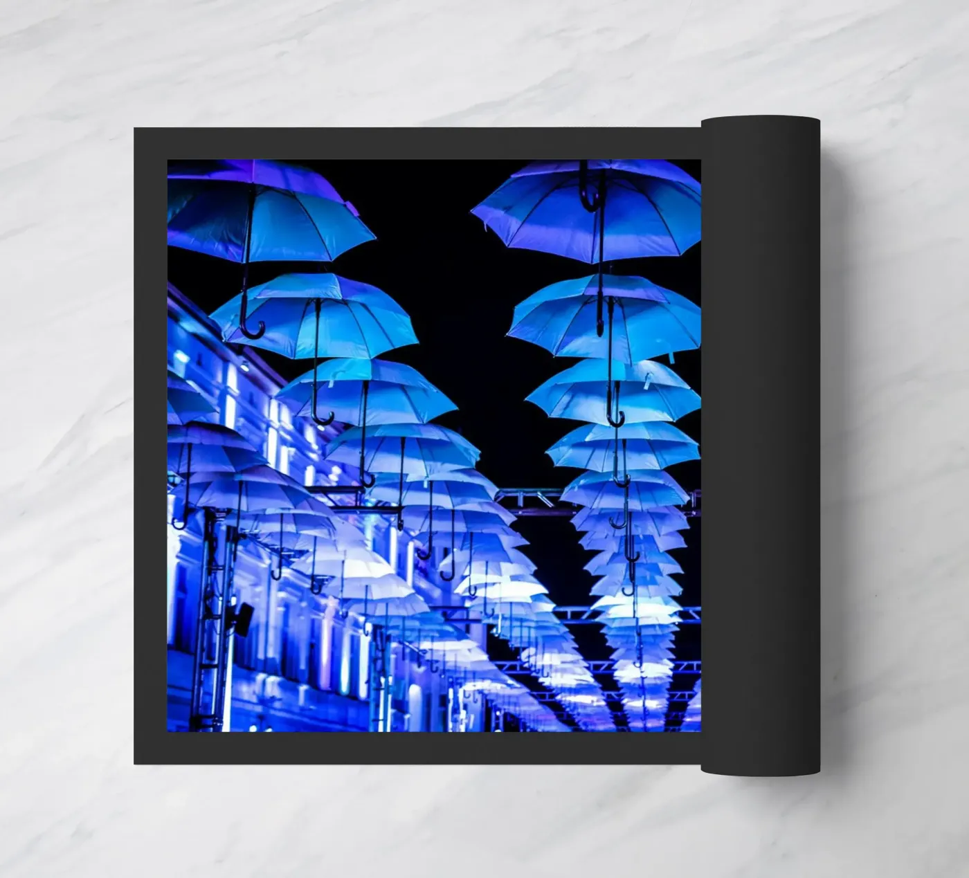 ombrelli installati zerbino da Bleu