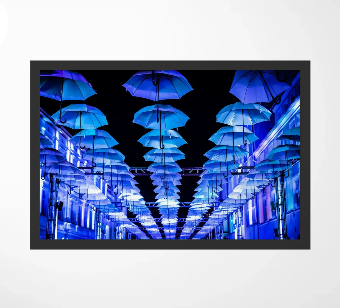 ombrelli installati zerbino da Bleu