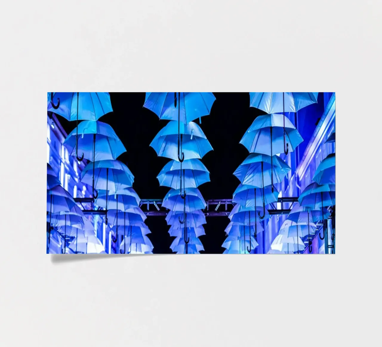 umbrellas installed sticker sheet by Bleu