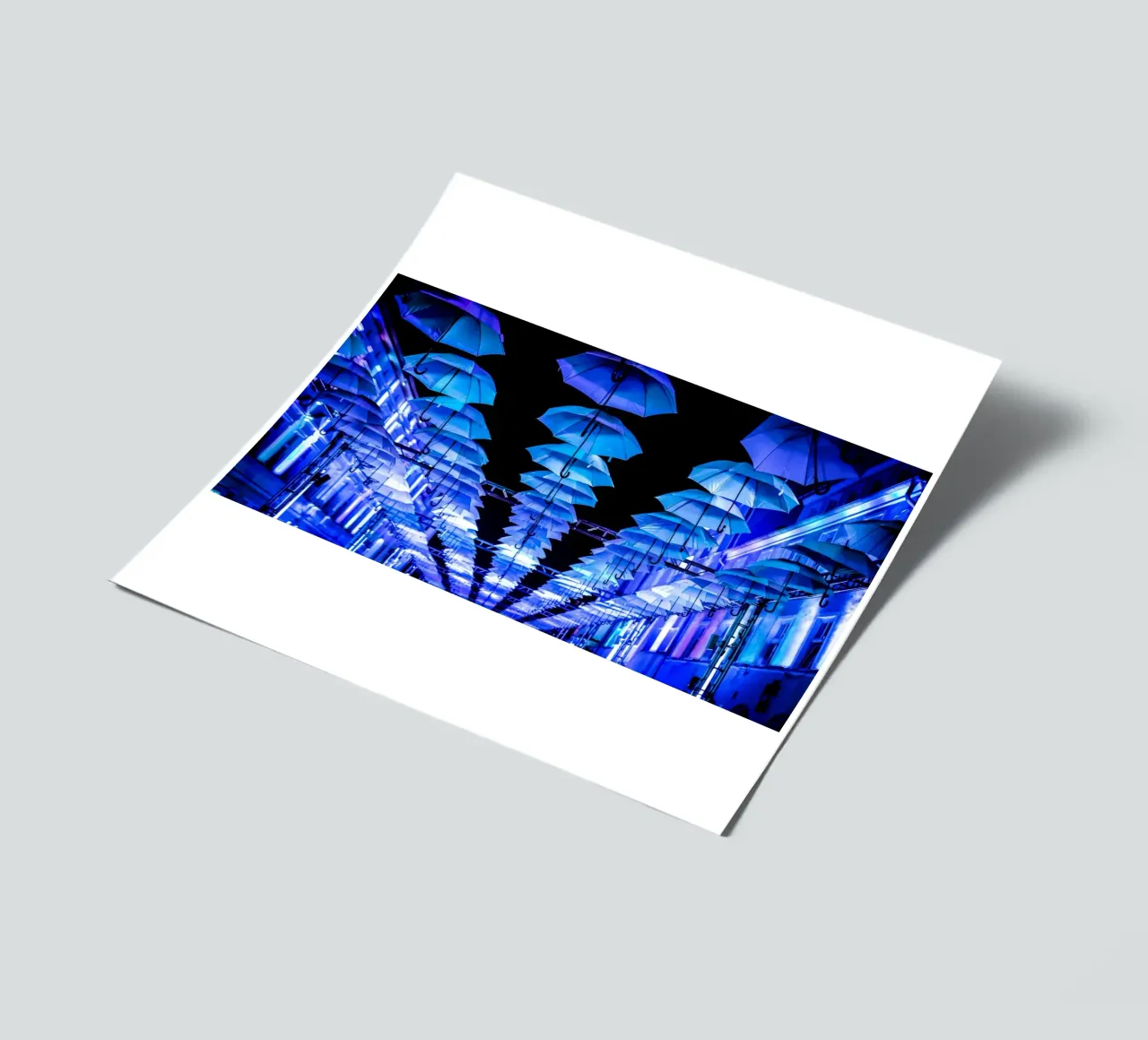 umbrellas installed sticker sheet by Bleu