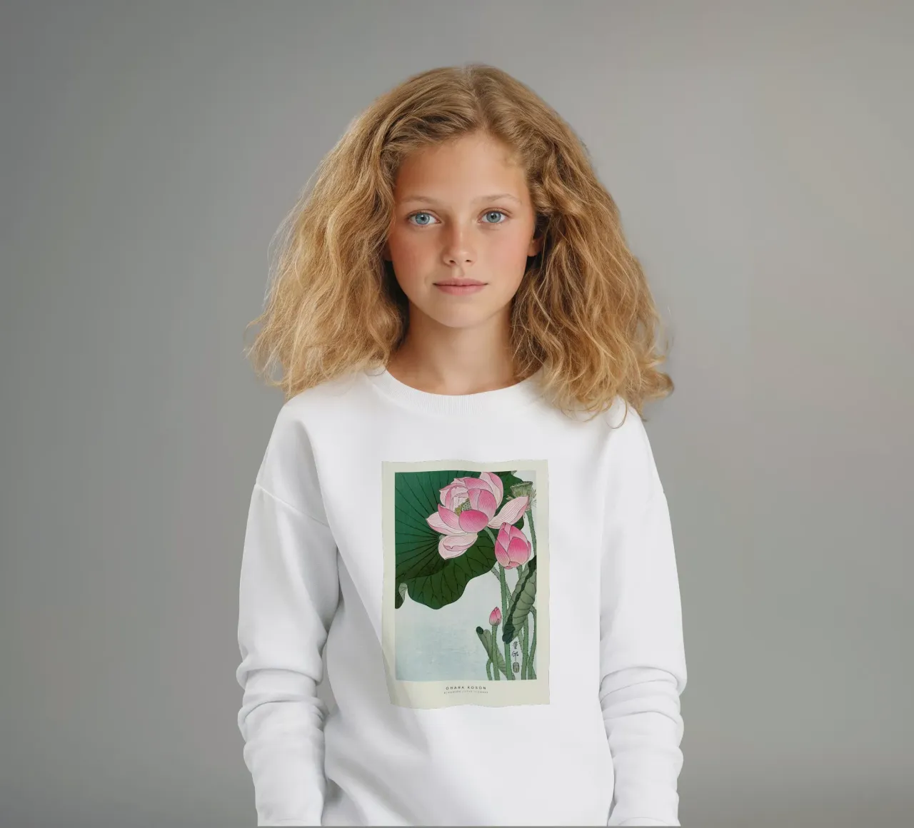 Koson - Lotus Flower sudadera para niño de Vintage by JUNIQE