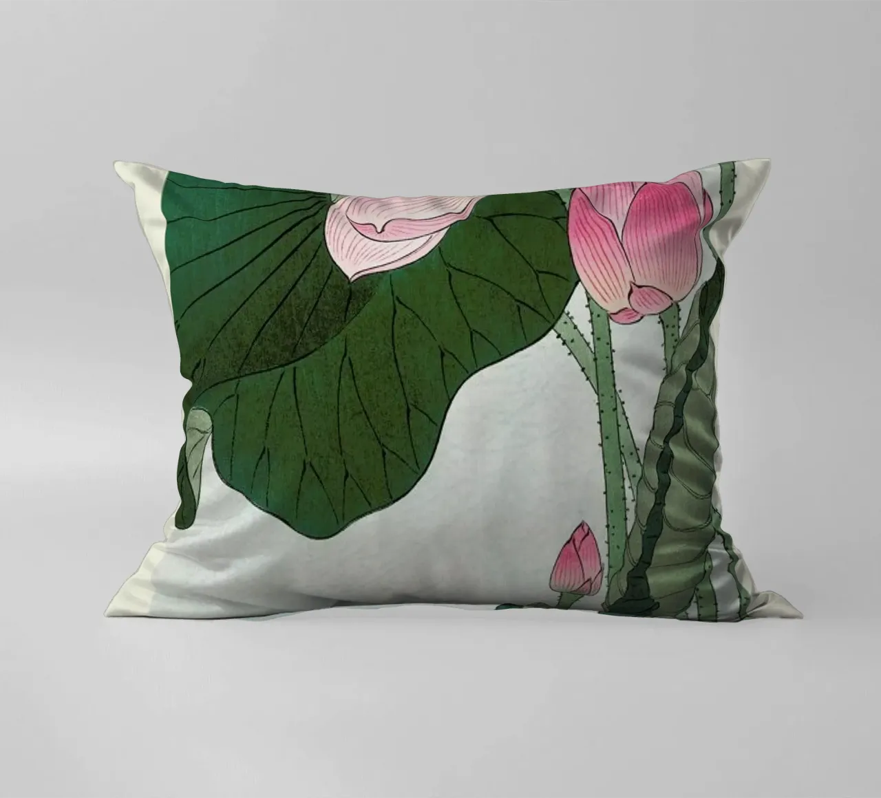 Koson - Lotus Flower cuscino da Vintage by JUNIQE
