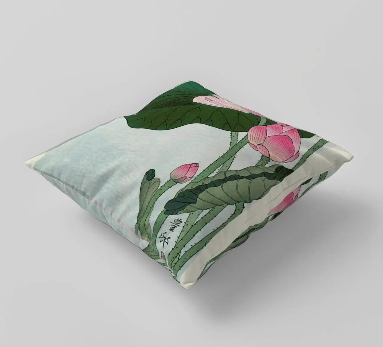Koson - Lotus Flower cuscino da Vintage by JUNIQE