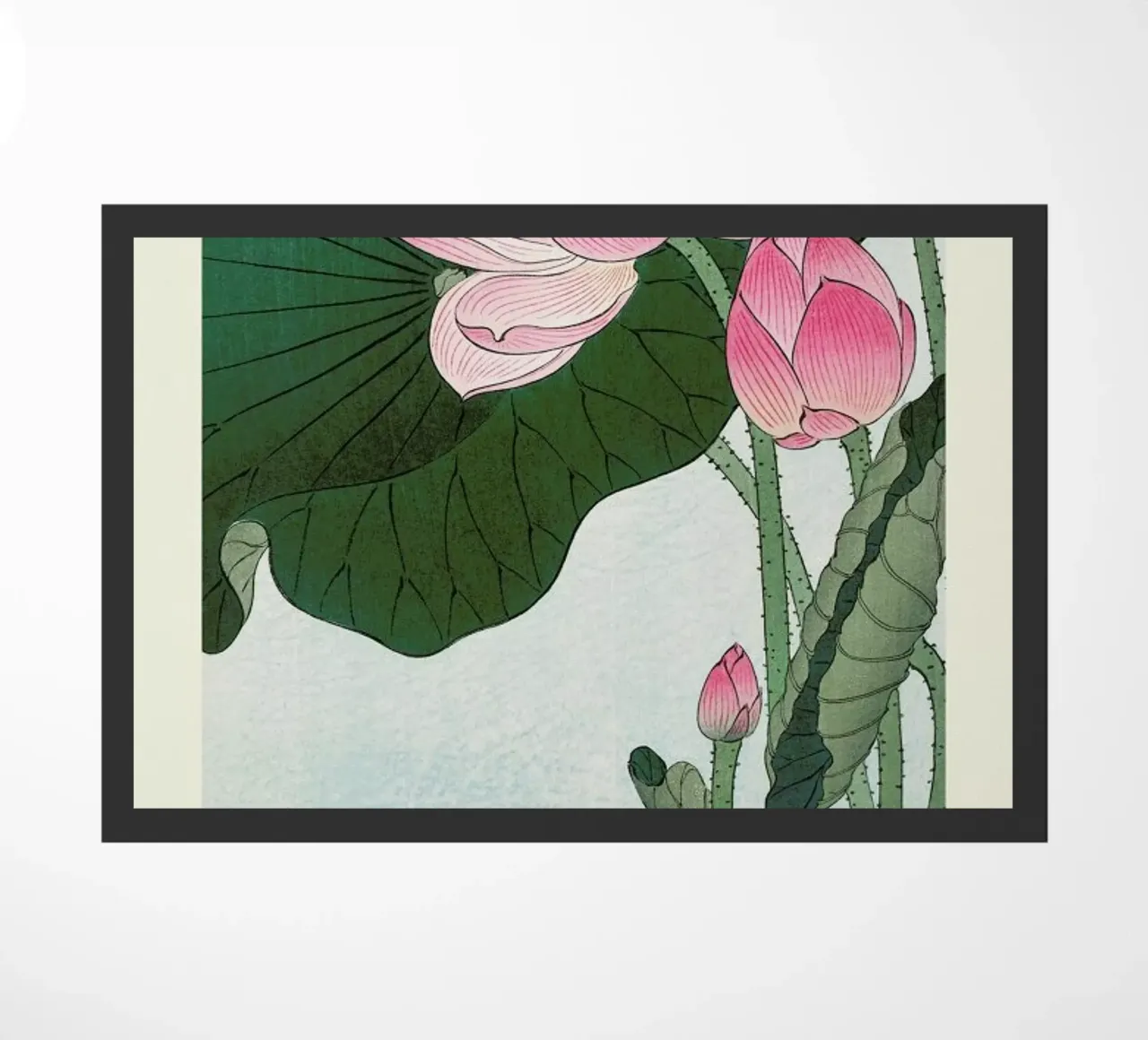Koson - Lotus Flower zerbino da Vintage by JUNIQE