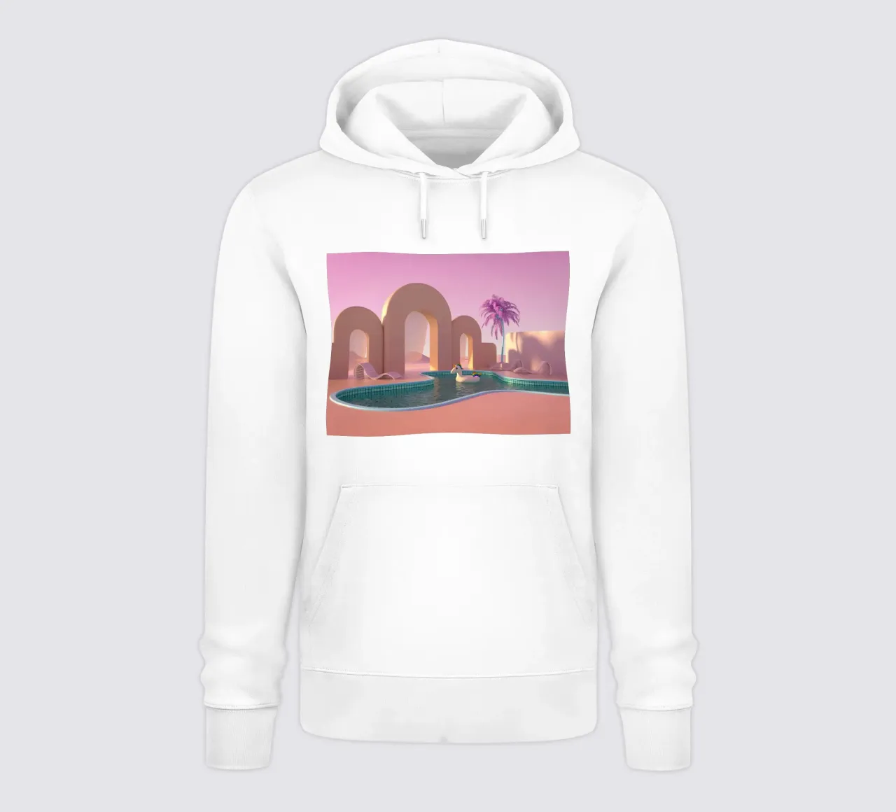 tranquil scene felpa con cappuccio da hinity