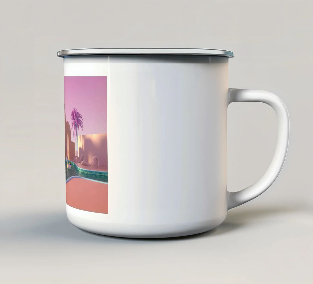 tranquil scene tazza in smalto da hinity