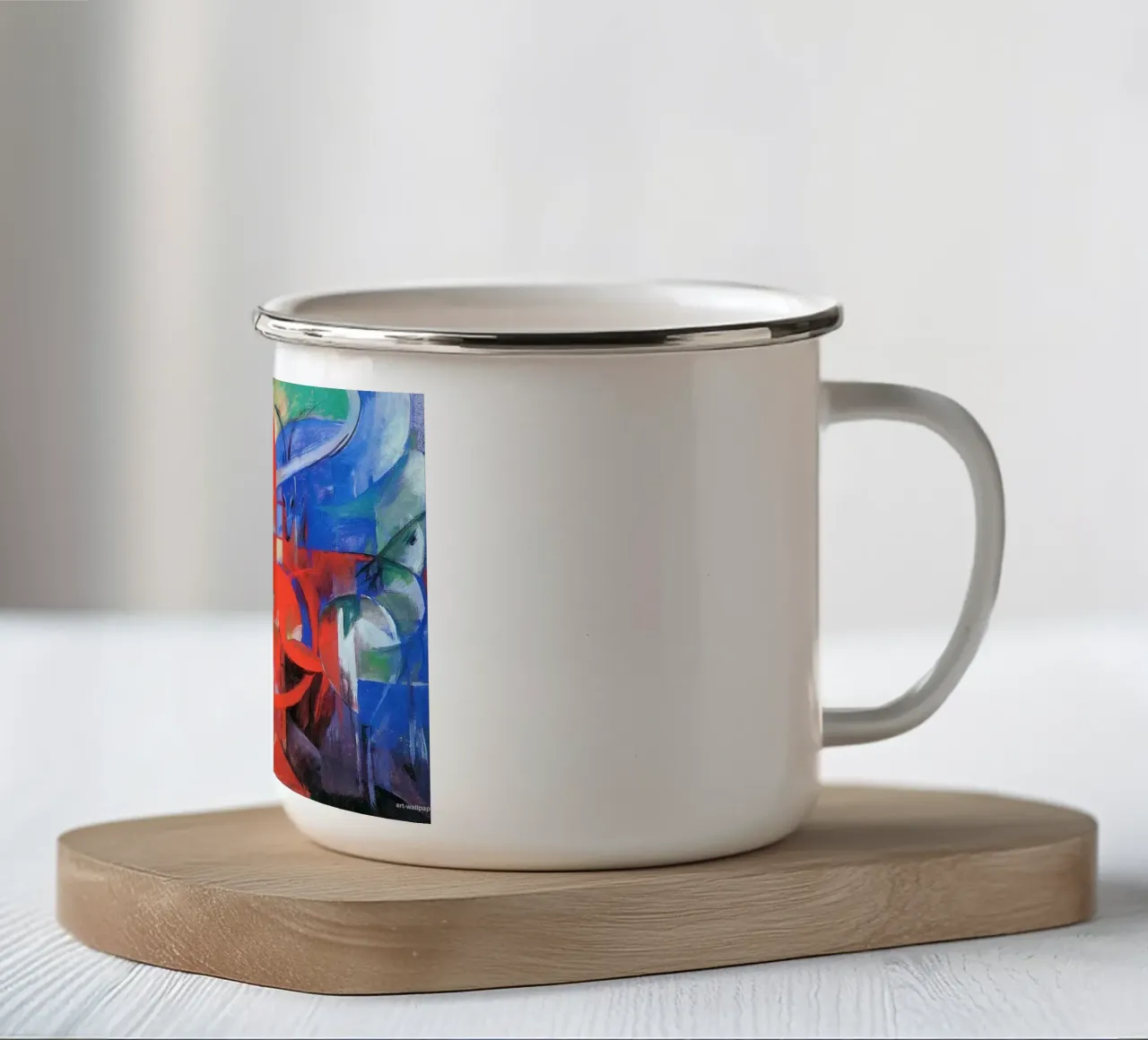 Wassily Kandinsky tazza in smalto da Maegan