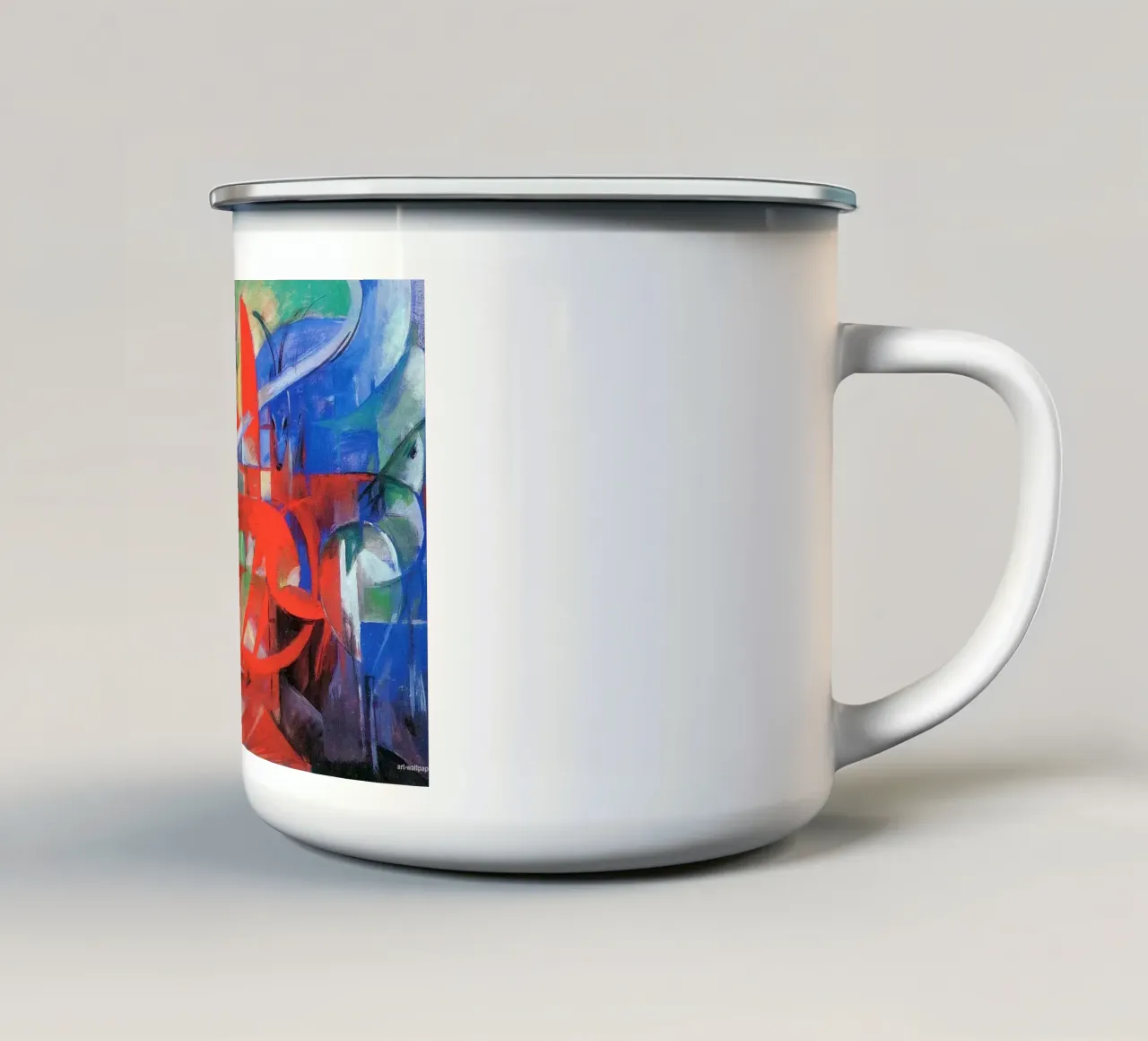 Wassily Kandinsky tazza in smalto da Maegan