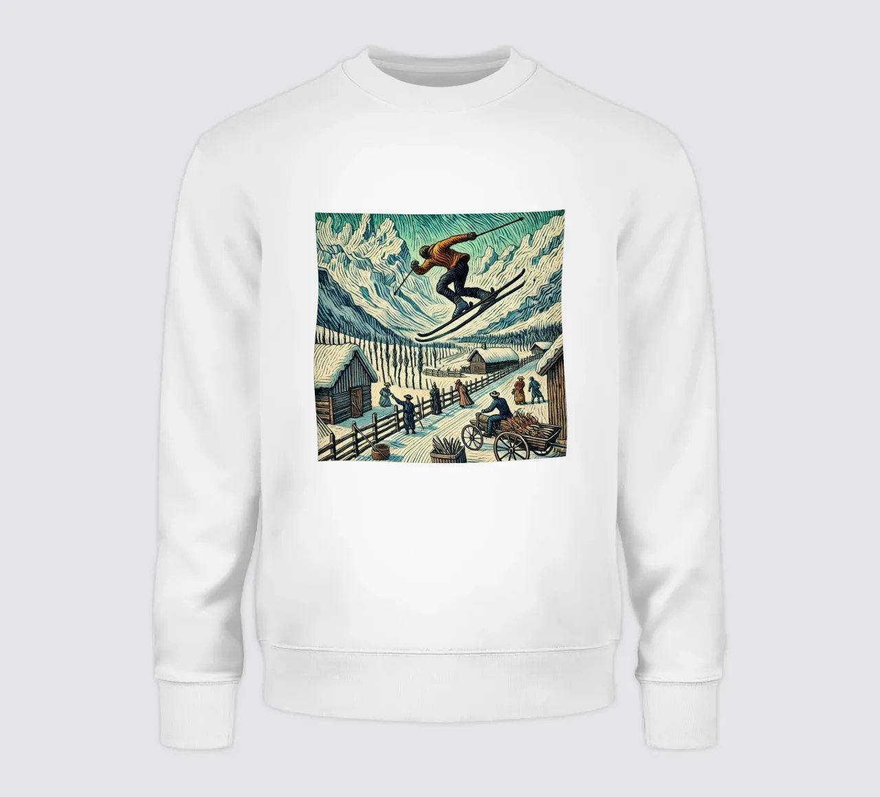 Alpine Bold Jump felpa da Vintage Van Gogh