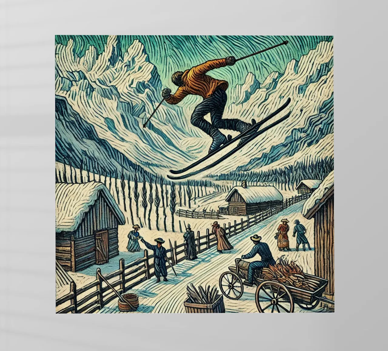 Alpine Bold Jump pellicola backlit da Vintage Van Gogh