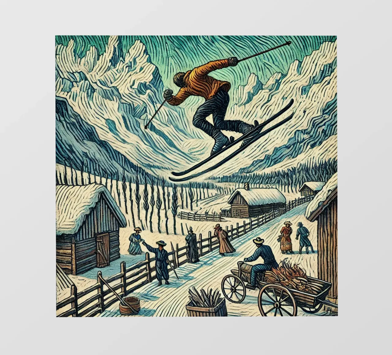 Alpine Bold Jump telo in pvc da Vintage Van Gogh