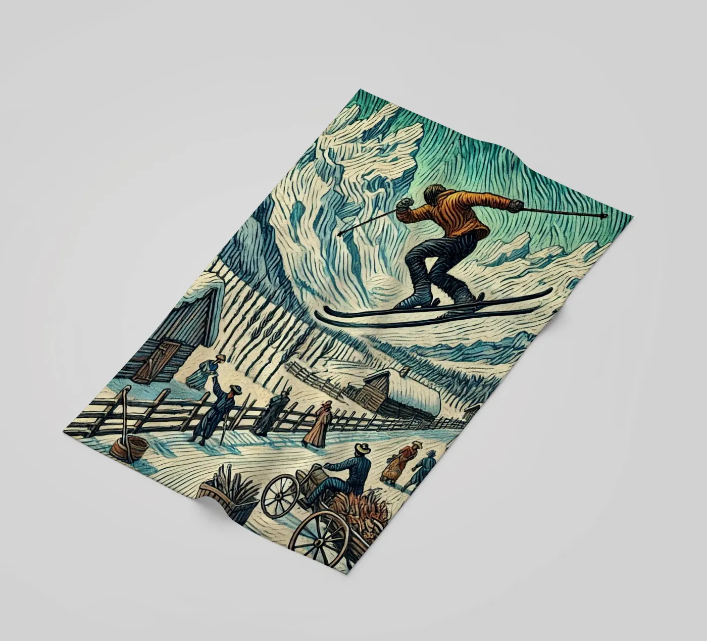 Alpine Bold Jump telo mare da Vintage Van Gogh