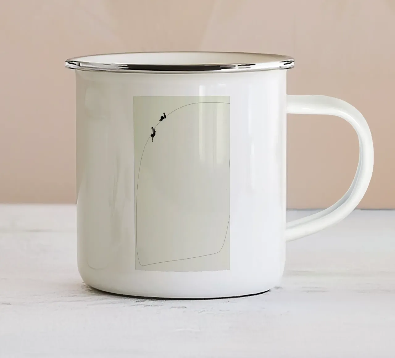 Daredevils enamel mug by Maarten Léon