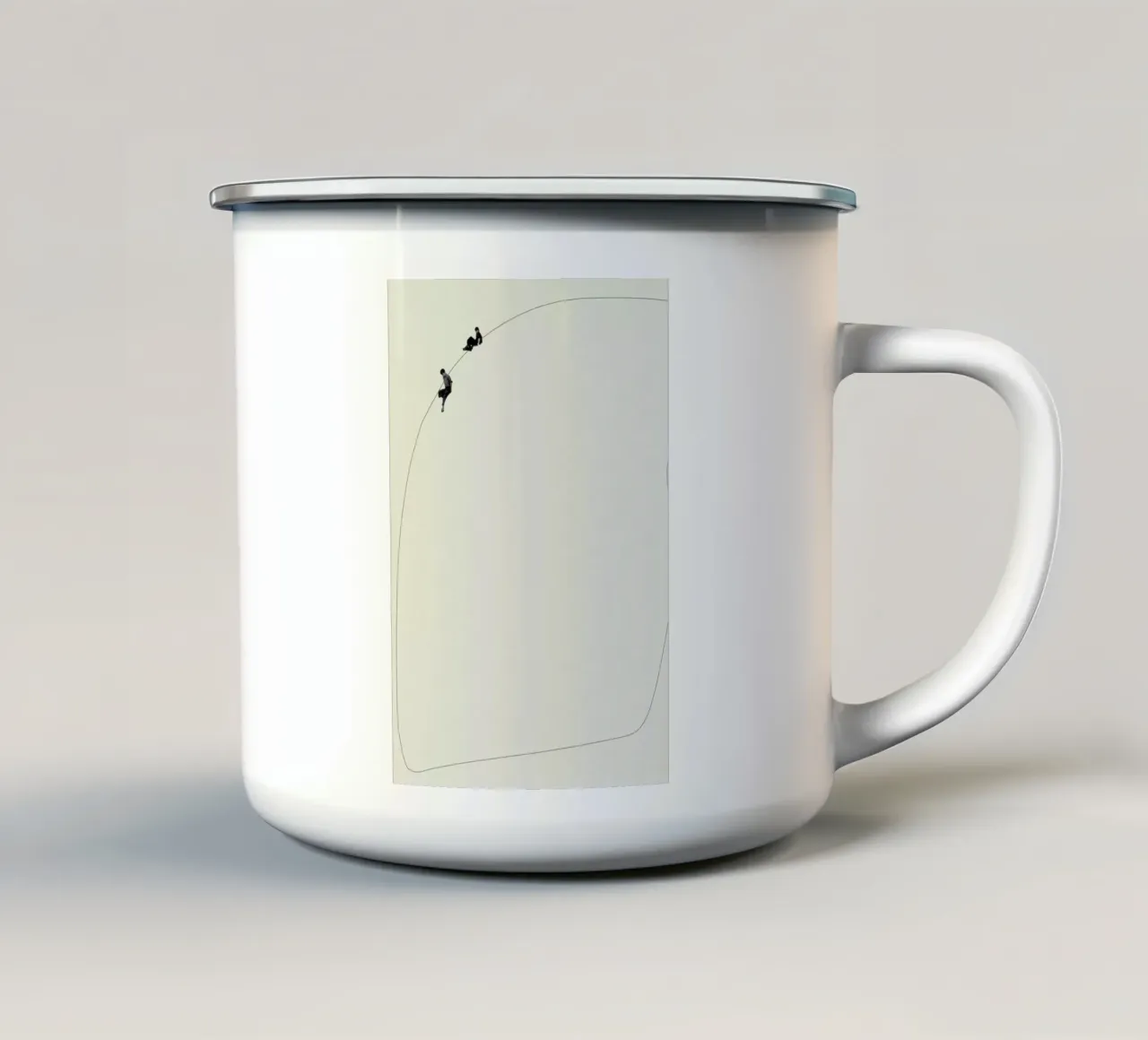 Daredevils enamel mug by Maarten Léon
