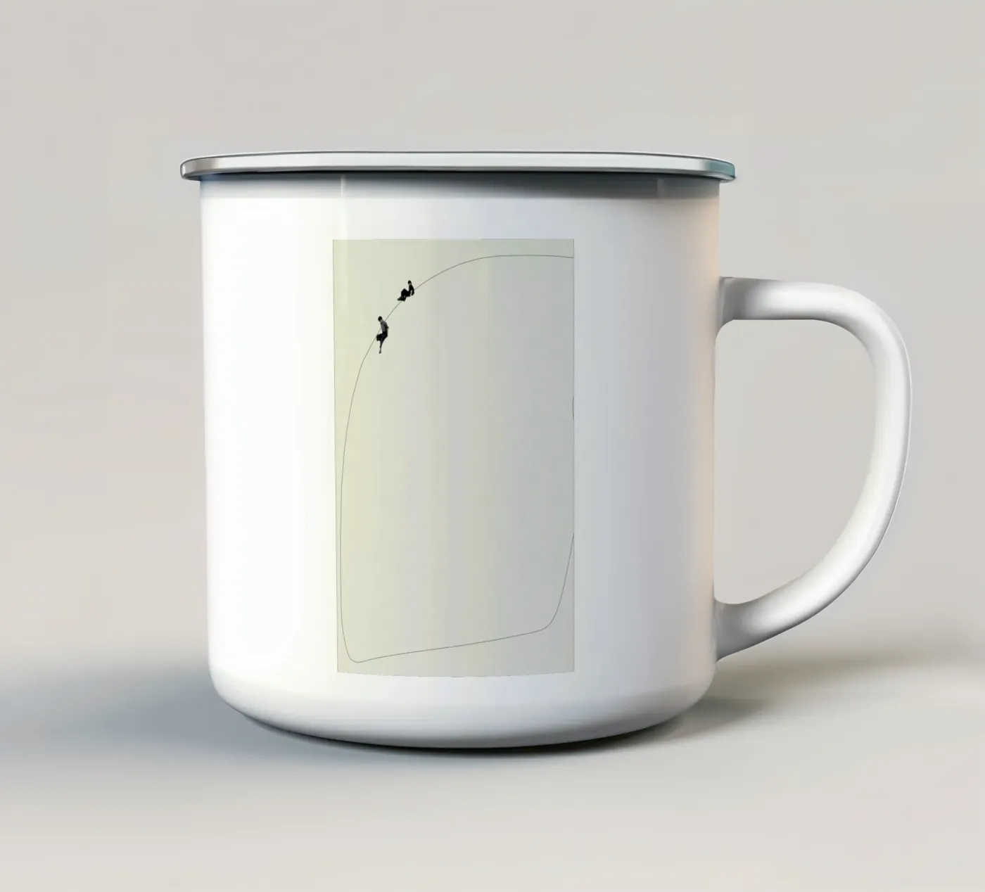 Daredevils enamel mug by Maarten Léon