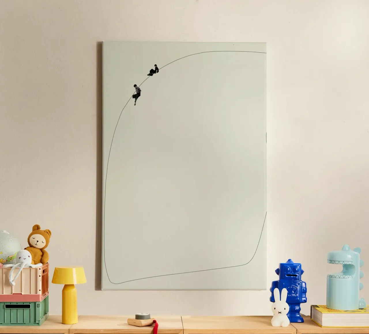 Daredevils canvas met Baklijst van Maarten Léon