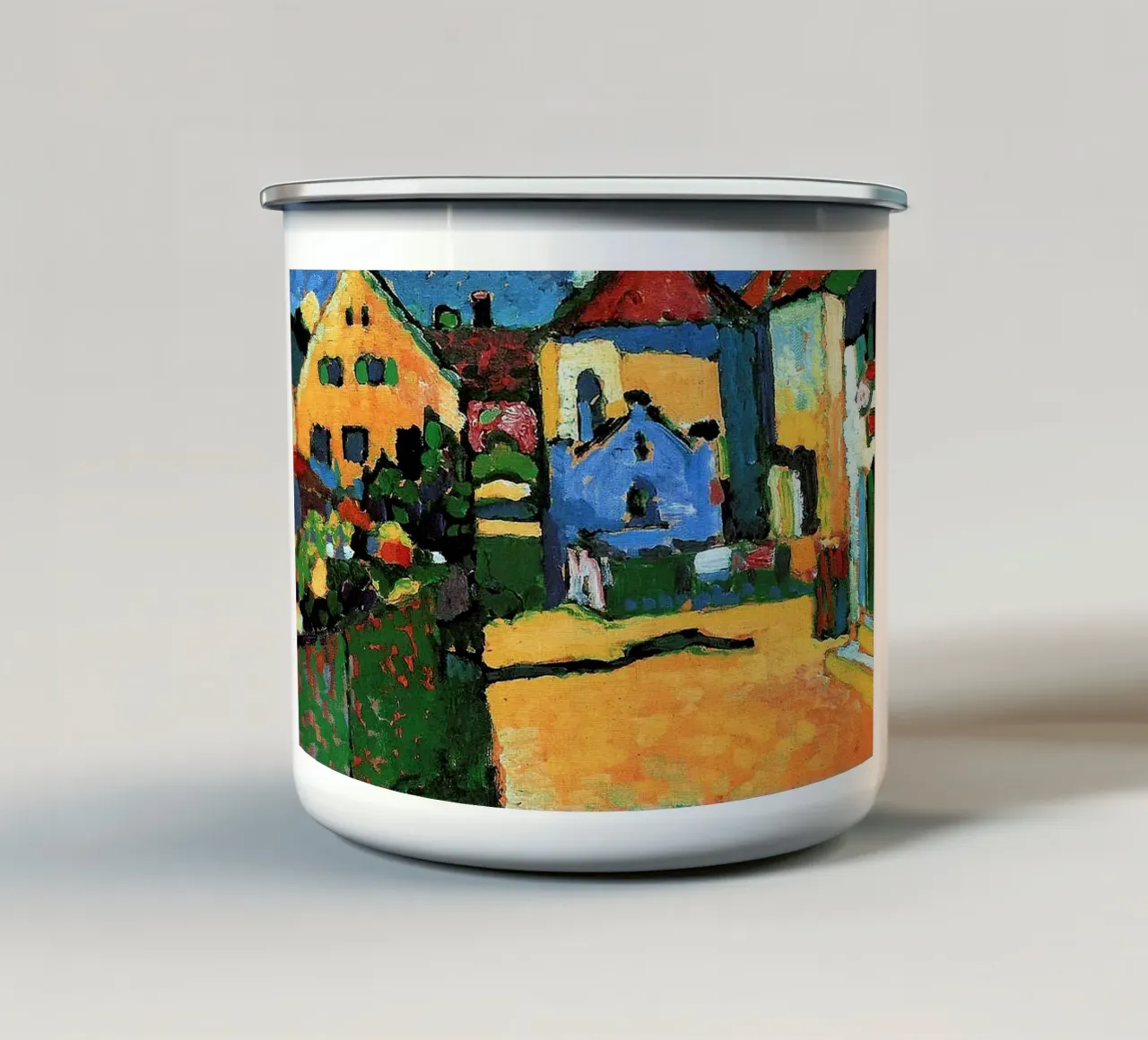 Wassily Kandinsky tazza in smalto da Maegan