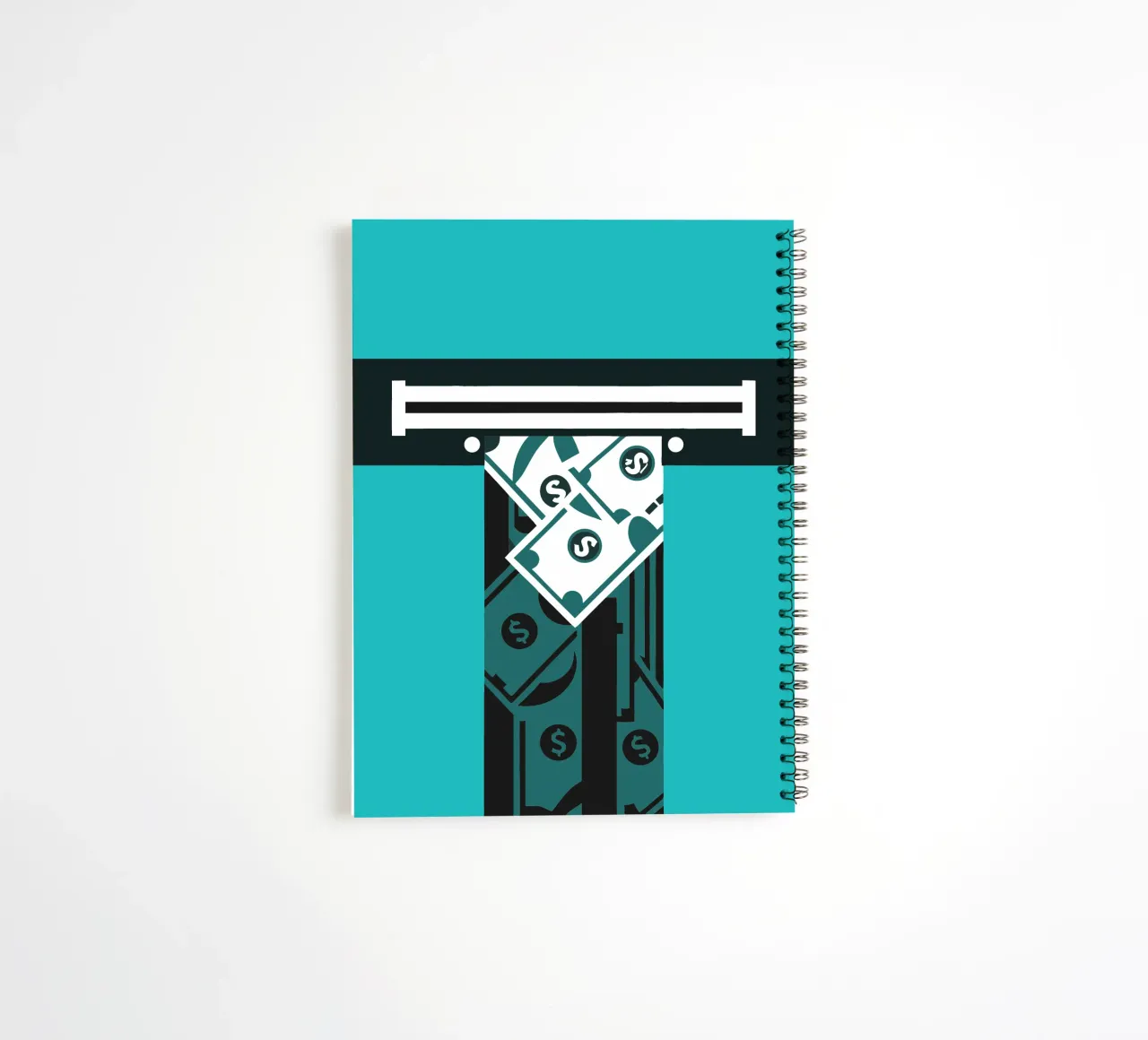 Money spiral notebook by LOOK DIFFERENT