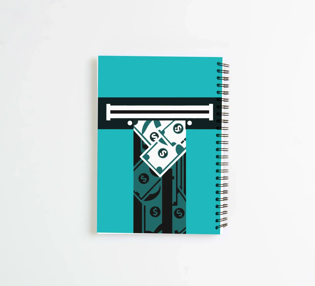 Money spiral notebook by LOOK DIFFERENT