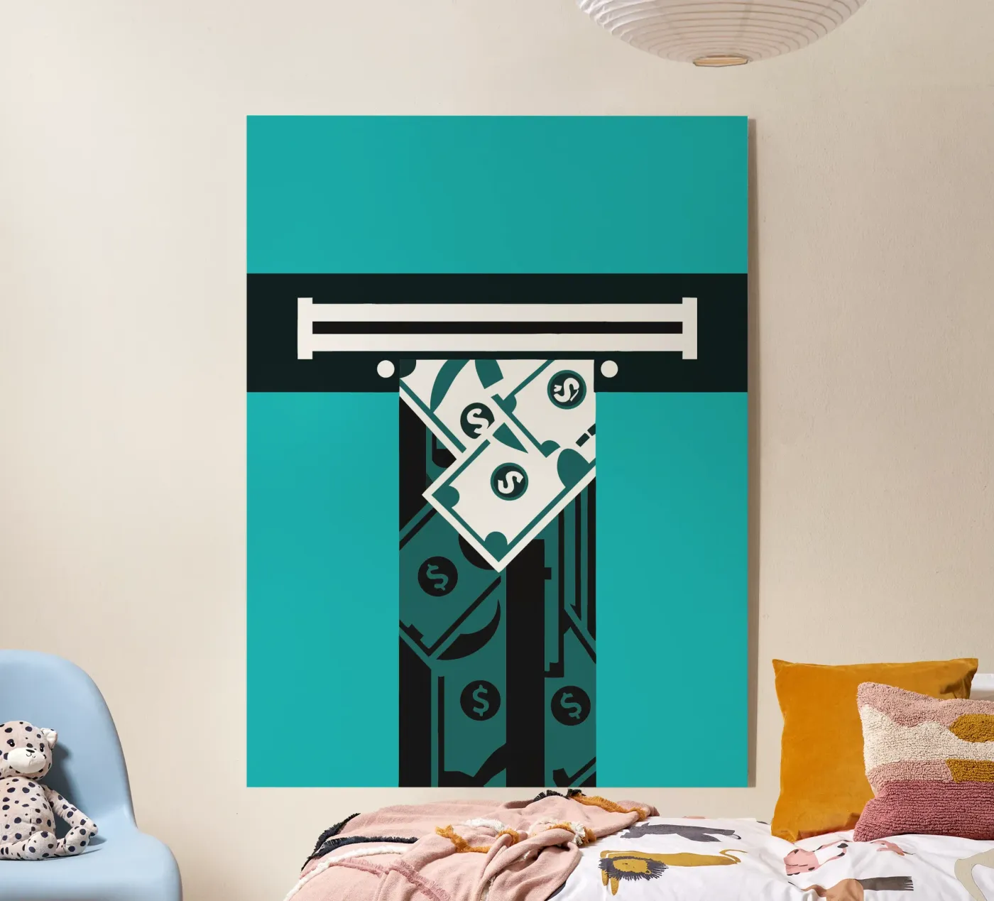 Money plexiglas de LOOK DIFFERENT
